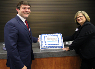 Columbus City Councilman Walker Garrett had no idea what to expect when he walked in as a special guest for the recent meeting of the Columbus Literacy Alliance – an organization where he served as Chair until sworn in as a city councilor.